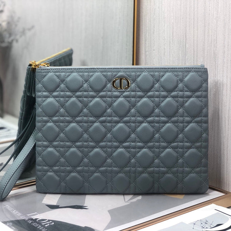 Caro Daily Clutch: Retro, Detachable Strap, Sky Blue & In Stock