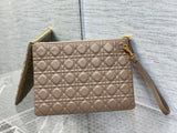 Caro Daily Clutch Retro, Detachable Strap, Warm Taupe In Stock