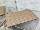 Caro Daily Clutch Retro, Detachable Strap, Warm Taupe In Stock