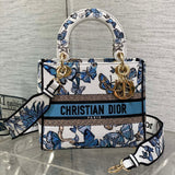 Lady Butterfly Bag Exquisite Embroidery, Large Capacity