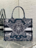 Tote Autumn - Winter, Around World Pattern, Embroidered