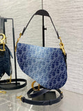Saddle Bag Denim, Stone - wash, Spacious, Retro