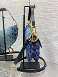 Saddle Bag Denim, Stone - wash, Spacious, Retro