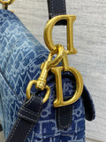 Saddle Bag Denim, Stone - wash, Spacious, Retro