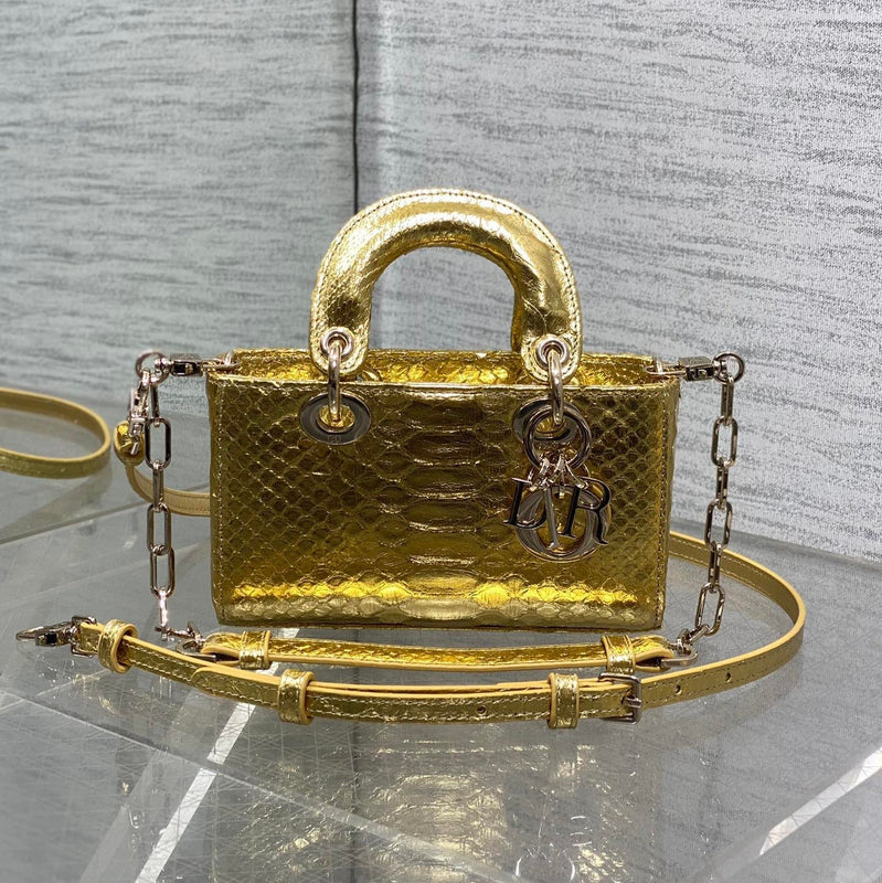 Lady Horizontal Python Bag: Unique Patterns