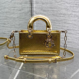   Lady Horizontal Exotic Python Bag: Unique Patterns