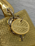 Lady Horizontal Exotic Python Bag Unique Patterns