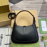 Jackie Small Shoulder Bag: Premium Leather, Chic Design black