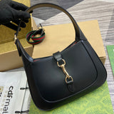 Jackie Small Shoulder Bag: Premium Leather, Chic Design black