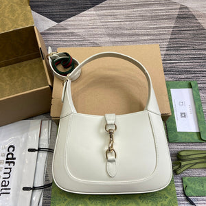 GG Jackie Small Shoulder Bag: Quality & Style White