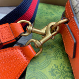 Ophidia Crossbody Bag in Fluorescent Orange
