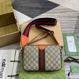 Ophidia Crossbody Bag in Fluorescent Orange