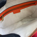 Ophidia Crossbody Bag in Fluorescent Orange
