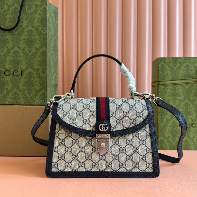 New GG GG Orphidia Tote: Retro Design with Detachable