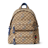 GG Men's Backpack in Pre-Spring: Snake Embroidery on GG