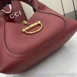 Softbit Ankara Red Leather Shoulder Backpack