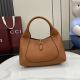 Softbit Brown Leather Shoulder Backpack with Horsebit