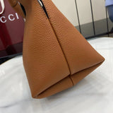 Softbit Brown Leather Shoulder Backpack with Horsebit