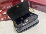 New GG Marmont Patent Leather Chain Bag