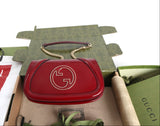 Blondie Burgundy Patent Leather Shoulder Bag