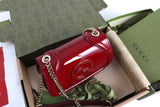 Blondie Burgundy Patent Leather Shoulder Bag