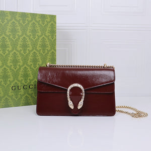 GG Burgundy Dionysus Bag by Sabato de Sarno