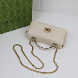 GG Milano Handbag Debuts at FW Show in Milan White
