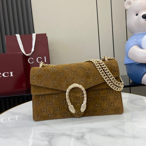 GG Dionysus Small Shoulder Bag, Newly Revamped in Brown