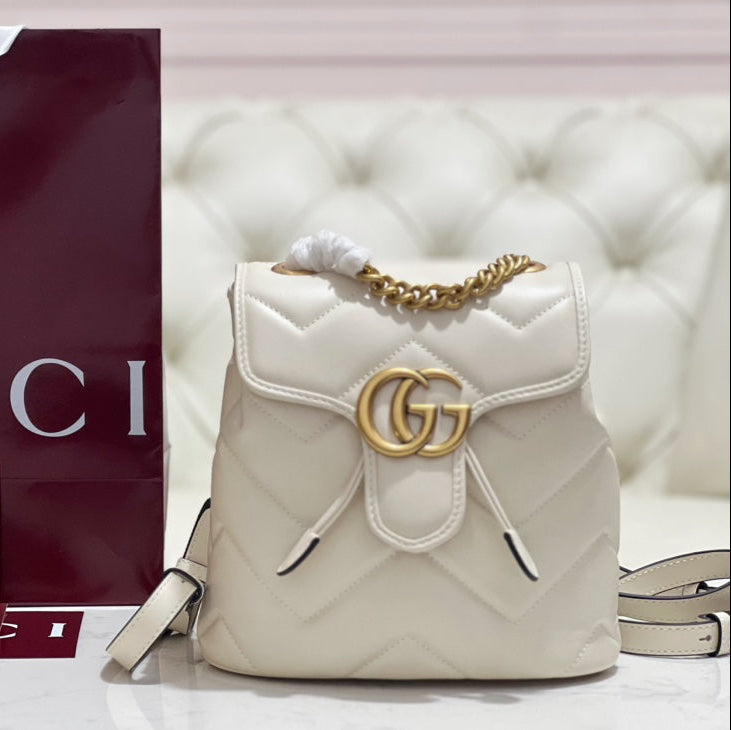 GG Marmont Double-shoulder Bag with Dimensions of
