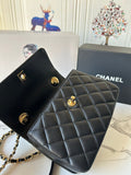 Flap Bag With Top Handle AS1174
