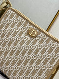 Oblique Canvas Clutch - Iconic Monogram Design Timeless Style