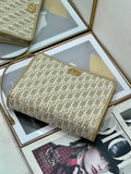 Oblique Canvas Clutch - Iconic Monogram Design Timeless Style