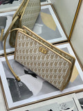Oblique Canvas Clutch - Iconic Monogram Design Timeless Style