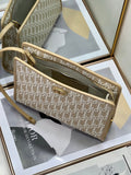 Oblique Canvas Clutch - Iconic Monogram Design Timeless Style