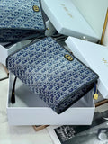 Oblique Canvas Clutch