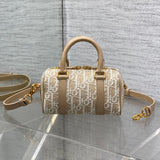 Groove 16 Boston Mini Natural Oblique, Retro - Chic, Lightweight & Versatile