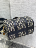 Groove 25 Boston Mini Classic Blue Oblique, Retro - Chic & Versatile