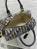 Groove 25 Boston Mini Classic Blue Oblique, Retro - Chic & Versatile