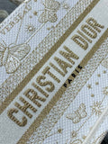 New Autumn - Winter Tote Mini Strap Version, Butterfly Embroidery, In Stock