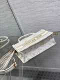 New Autumn - Winter Tote Mini Strap Version, Butterfly Embroidery, In Stock