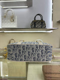 D-Vibe East-West Micro Bag - Denim Oblique 2025 New