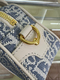 D-Vibe East-West Micro Bag - Denim Oblique 2025 New