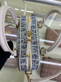 D-Vibe East-West Micro Bag - Denim Oblique 2025 New