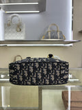 D-Vibe Micro Bag 2025 SS Denim Oblique, Adjustable Strap