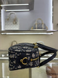 D-Vibe Micro Bag 2025 SS Denim Oblique, Adjustable Strap