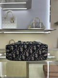 D-Vibe Micro Bag 2025 SS Denim Oblique, Adjustable Strap