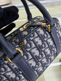 D-Vibe Micro Bag 2025 SS Denim Oblique, Adjustable Strap