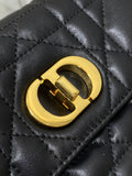 Miss Caro Chain Bag Cannage Stitching, Versatile Straps