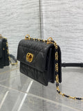 Miss Caro Chain Bag Cannage Stitching, Versatile Straps
