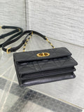 Miss Caro Chain Bag Cannage Stitching, Versatile Straps